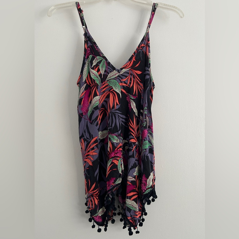 Tropical Print Tank Top